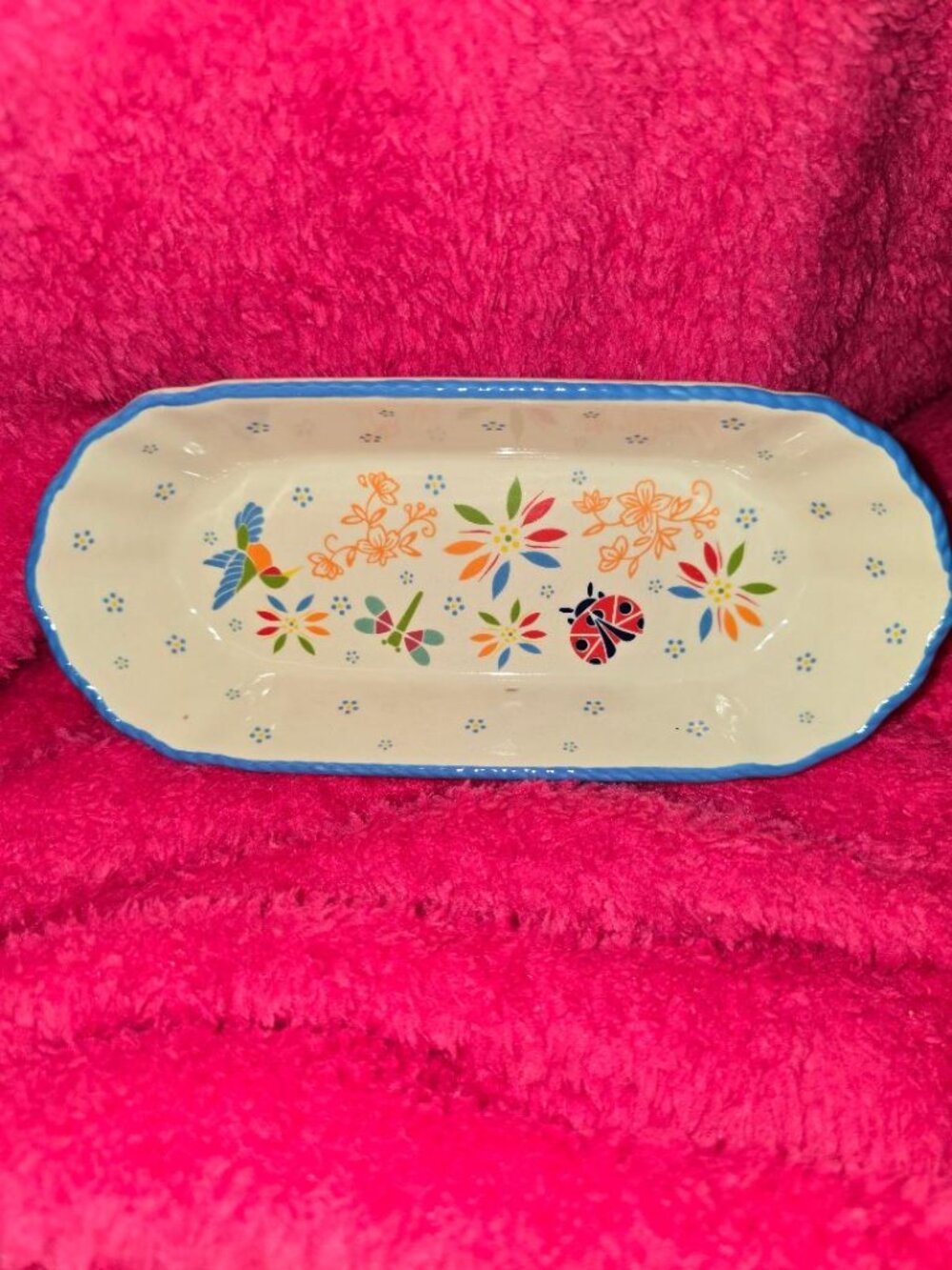 Temp-tations Seasonal Garden Hotdog Tray - NEW